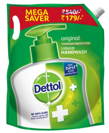 India Desire : Buy Dettol Liquid Handwash Original, Refill - 1500ml At Rs 150 From Amazon [Selling Price Rs 209]